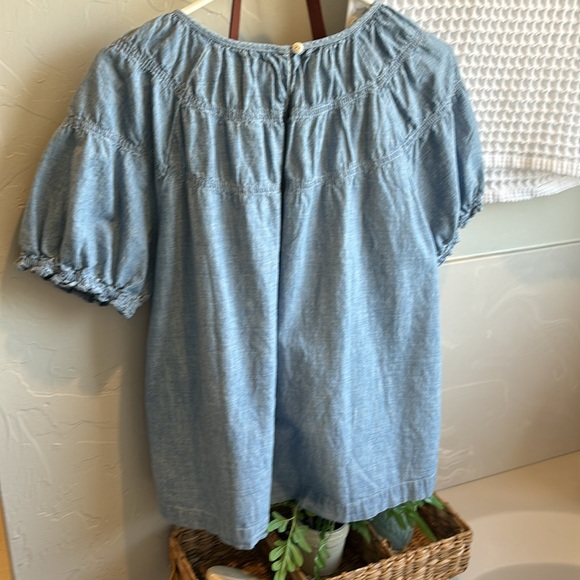 Madewell Denim/chambray top medium NWOT - Picture 10 of 10